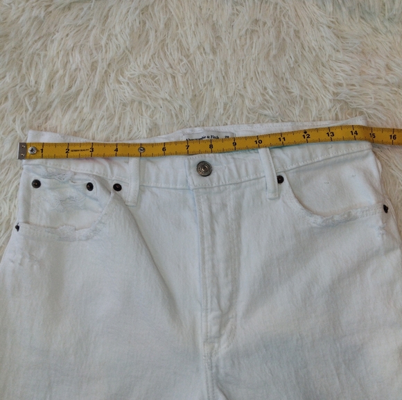 New Abercrombie & Fitch The Skinny High Rise Jeans White Size 28 - Picture 9 of 11